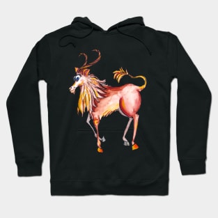 Capricorn. ibex . goat Hoodie